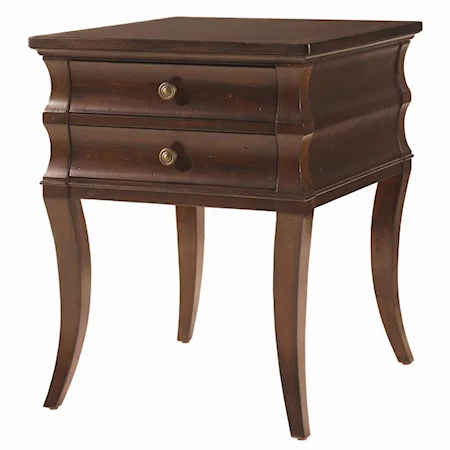 Andover End Table with 2 Drawers